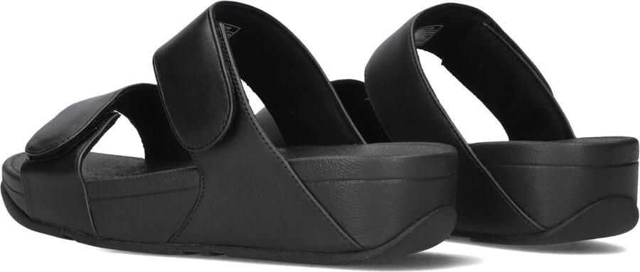 FITFLOP Slippers Dames Lulu Adjustable Shimmerlux Sides Maat: 41 Materiaal: Leer Kleur: Zwart - Foto 4