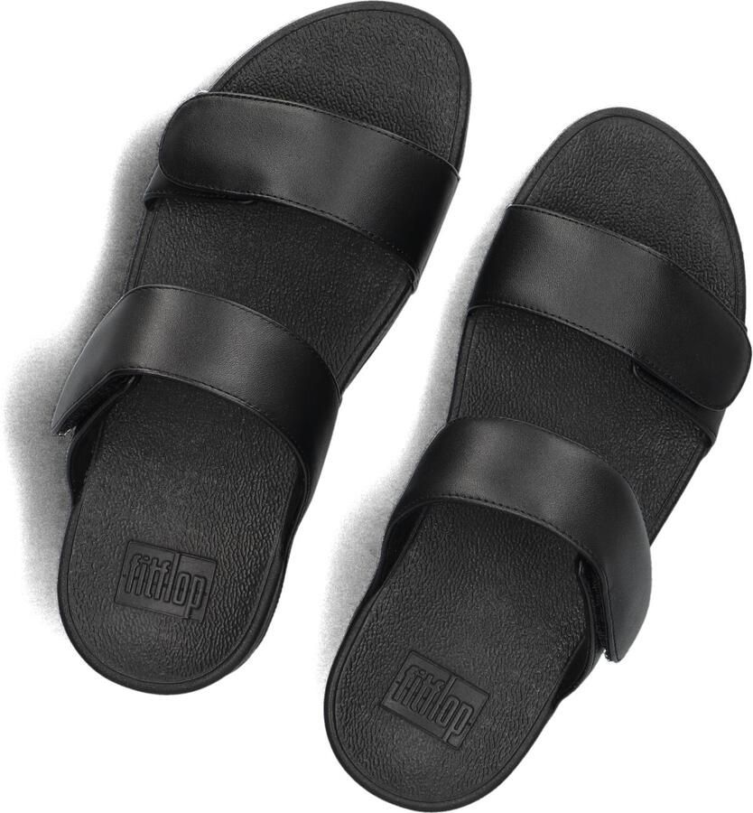 FITFLOP Slippers Dames Lulu Adjustable Shimmerlux Sides Maat: 41 Materiaal: Leer Kleur: Zwart - Foto 2
