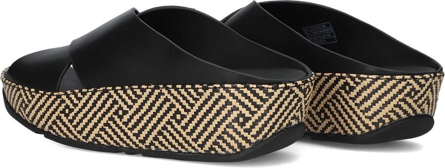 FITFLOP Slippers Dames Lulu Lux Cross Slide Maat: 43 Materiaal: Leatherlook Kleur: Zwart - Foto 5