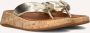 FITFLOP Teenslippers Dames Hn3 Maat: 41 Materiaal: Leer Kleur: Goud - Thumbnail 1