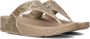 FITFLOP Teenslippers Dames Lulu Glitter Maat: 36 Materiaal: Textiel Kleur: Goud - Thumbnail 1