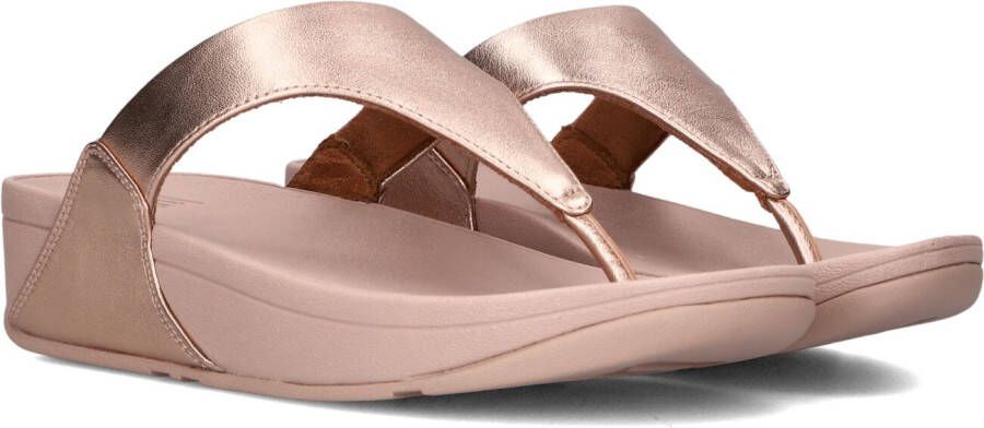 FITFLOP Slippers Dames Lulu Leather Toe-post Maat: 40 Materiaal: Leer Kleur: Roze