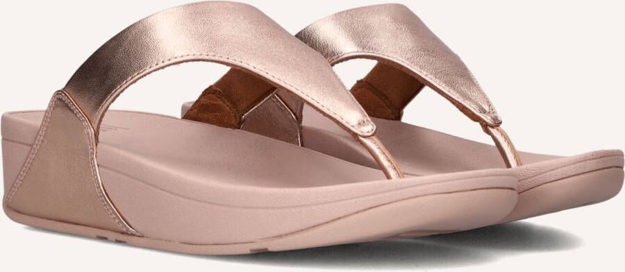 FITFLOP Slippers Dames Lulu Leather Toe-post Maat: 40 Materiaal: Leer Kleur: Roze