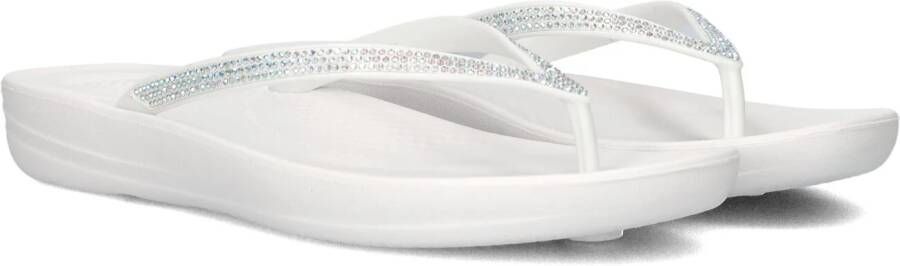 FITFLOP Teenslippers Dames Iqushion Sparkle Maat: 38 Materiaal: Rubber Kleur: Wit