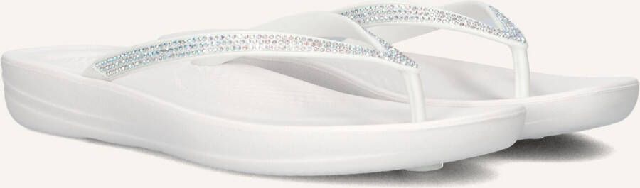 FITFLOP Teenslippers Dames Iqushion Sparkle Maat: 37 Materiaal: Rubber Kleur: Wit