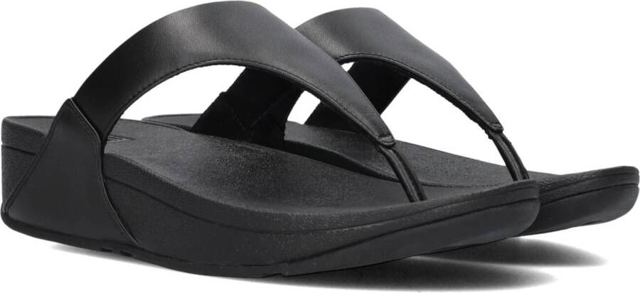 Fitflop Dianets LULU LEATHER TOEPOST pool slides pantoffel badeschoen met sleehak