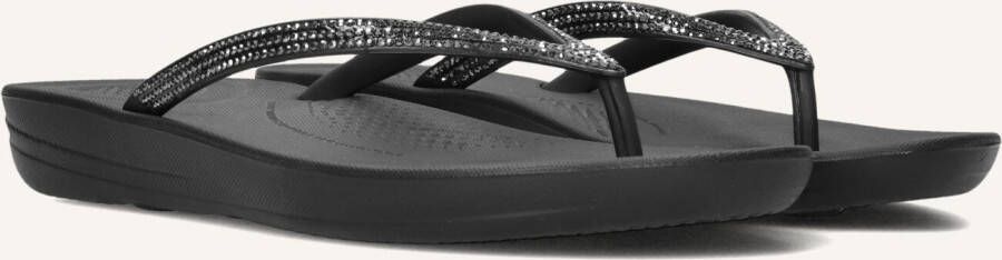 FITFLOP Teenslippers Dames Iqushion Sparkle Maat: 41 Materiaal: Rubber Kleur: Zwart