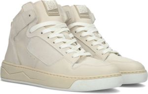 Floris van Bommel Sfw 10077 Hoge sneakers Leren Sneaker Dames Beige