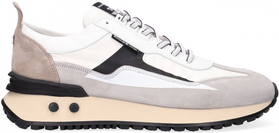 Floris van Bommel 16424 Volwassenen Lage sneakersVrije tijdsschoenen Kleur:  Wit beige Maat: 47 - Schoenen.nl