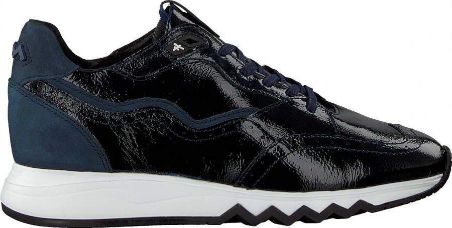 Floris van Bommel 85287 Lage sneakers Leren Sneaker Dames Blauw -  Schoenen.nl