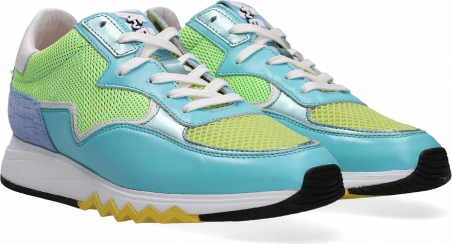 MICHAEL Michael Kors KEATON STRIPE SNEAKER Wit / Blauw - Gratis levering |  Spartoo.nl ! - Schoenen Lage sneakers Dames € 89,40