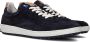 Floris van Bommel Sfm-10192 Lage sneakers Leren Sneaker Heren Blauw ⅓ - Thumbnail 1