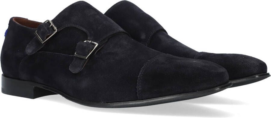 Floris van bommel 30015 Gilli 04.04 Dark Blue G+ Wijdte Gespschoenen