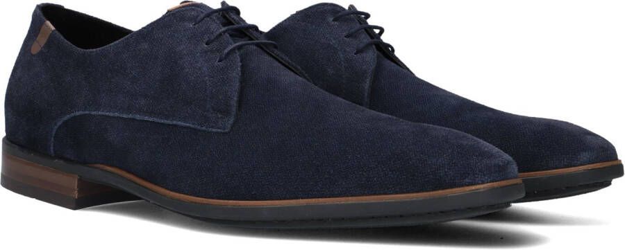 FLORIS VAN BOMMEL Nette Schoenen Heren Sfm-30295 Maat: 42 Materiaal: Suède Kleur: Blauw