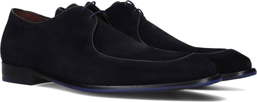 FLORIS VAN BOMMEL Nette Schoenen Heren Sfm-30325 Maat: 40⅔ Materiaal: Suède Kleur: Blauw