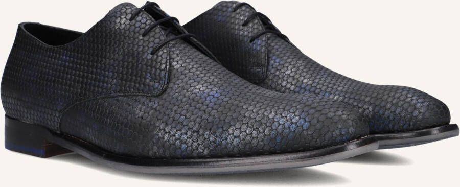 FLORIS VAN BOMMEL Nette Schoenen Heren Sfm-30333 De Stapper Maat: 41⅓ Materiaal: Leer Kleur: Blauw