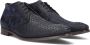 Floris van Bommel Veterschoen Floris Dressed DarkBlue Nubuck Leather SFM 50090 41 04 - Thumbnail 1