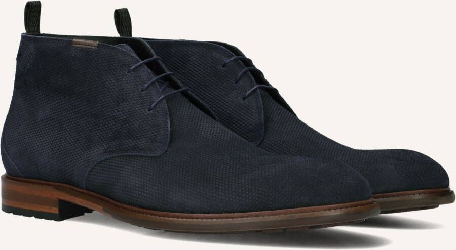 FLORIS VAN BOMMEL Nette Schoenen Heren Sfm-50132 De Normer Maat: 40 Materiaal: Suède Kleur: Blauw