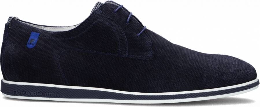 FLORIS VAN BOMMEL Nette Schoenen Heren Sfm-30336 De Stapper Maat: 42 Materiaal: Leer Kleur: Blauw
