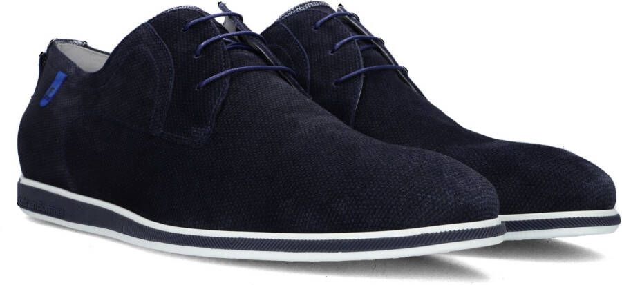 FLORIS VAN BOMMEL Nette Schoenen Heren Sfm-30336 De Stapper Maat: 47 Materiaal: Leer Kleur: Blauw