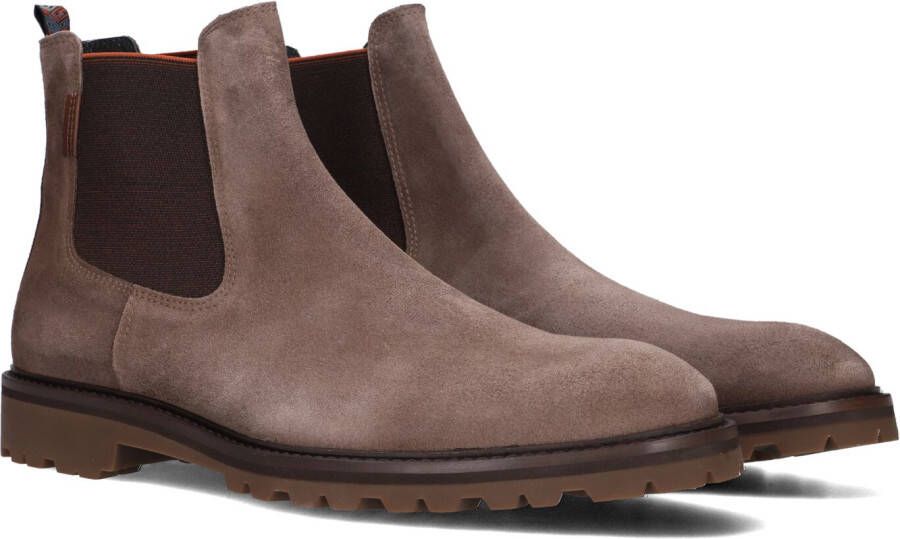Floris van Bommel STURDI~04.17~~~~~~~~~~~~~~~~~~ Vrije tijd half-hoogPopulaire herenschoenen Taupe