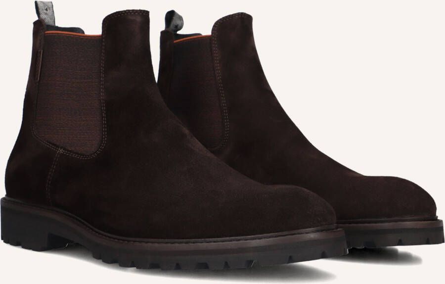 FLORIS VAN BOMMEL Chelsea Boots Heren Sfm-60018 Sturdi Maat: 41⅓ Materiaal: Suède Kleur: Bruin