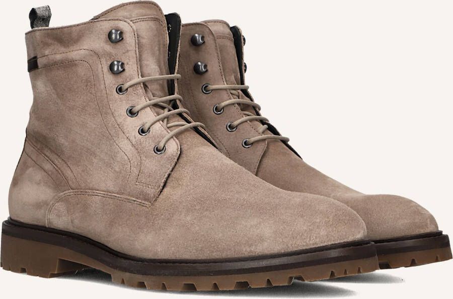 FLORIS VAN BOMMEL Veterboots Heren Sfm-80033 Sturdi Maat: 40⅔ Materiaal: Suède Kleur: Taupe