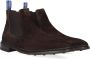 Floris van Bommel Mannen Suède Chelsea boots Laarzen Herenschoenen 10669 Bruin + - Thumbnail 1