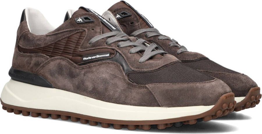 Floris van bommel 10152 Noppi 20-01 Brown G+ Wijdte Lage sneakers