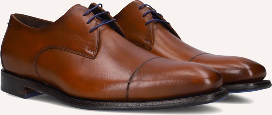 FLORIS VAN BOMMEL Nette Schoenen Heren Sfm-30310 De Loper Maat: 42⅔ Materiaal: Leer Kleur: Cognac