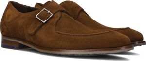 Floris van Floris van Bommel van Floris van Bommel Instappers Heren Gespschoenen Herenschoenen Suède SFM-30318 Cognac