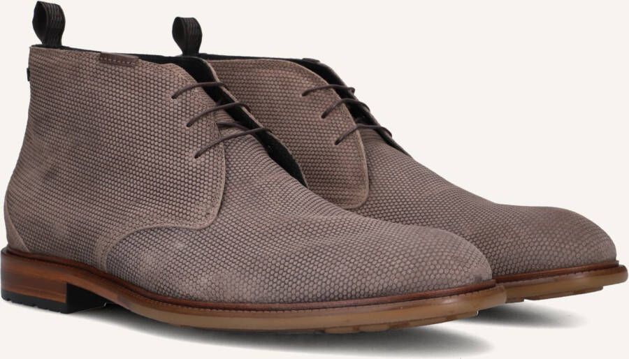 FLORIS VAN BOMMEL Nette Schoenen Heren Sfm-50132 De Normer Maat: 44 Materiaal: Suède Kleur: Taupe