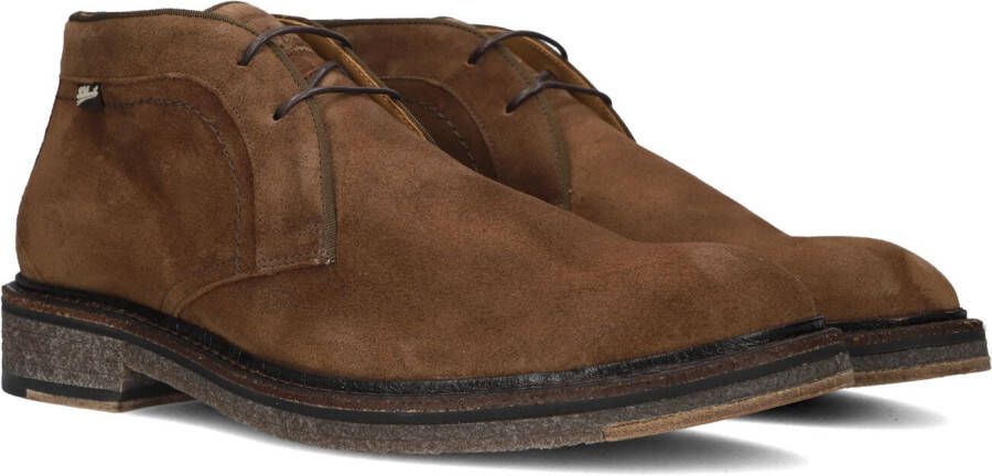 Floris van Bommel De Tanker 07.03 heren hoge nette schoenen. Taupe