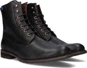 Floris van Bommel SFM 80011 10 07 Volwassenen Heren sneakersVrije tijd half hoog Kleur Zwart