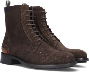 Floris van Bommel SFW 50028 21 03 Volwassenen VeterlaarzenHalf hoge schoenen Kleur Bruin