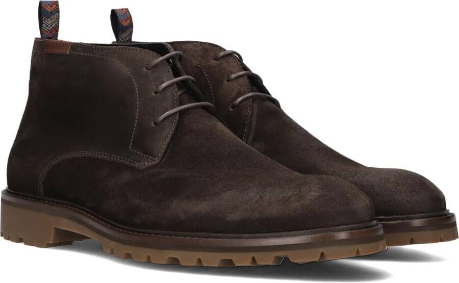 FLORIS VAN BOMMEL Veterschoenen Heren Sfm-50082 Sturdi Maat: 45⅓ Materiaal: Suède Kleur: Bruin