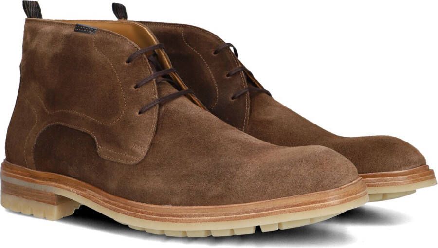 FLORIS VAN BOMMEL Veterschoenen Heren Sfm-50147 Maat: 46⅔ Materiaal: Suède Kleur: Cognac