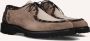 FLORIS VAN BOMMEL Veterschoenen Dames Sfw-30036 Selsi Maat: 37 Materiaal: Suède Kleur: Taupe - Thumbnail 1