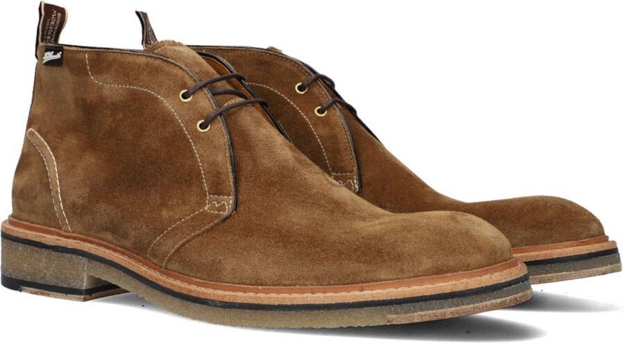 Floris van Bommel SFM 50124 22 01 Volwassenen Heren sneakersVrije tijd half hoog Kleur Cognac