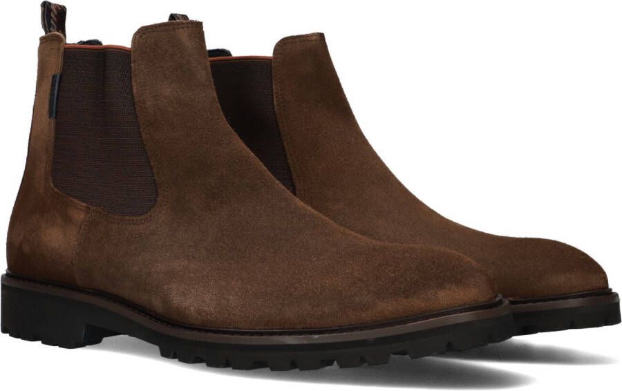 FLORIS VAN BOMMEL Cognac Chelsea Boots Sfm-60018