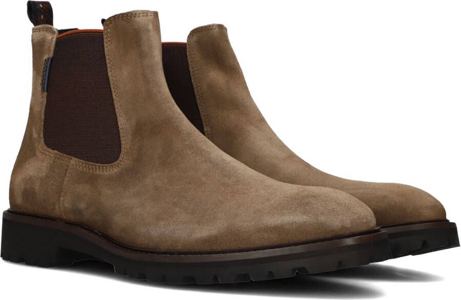 Floris van Floris van Bommel van Floris van Bommel Chelsea boots Heren Boots Laarzen Herenschoenen Suède SFM-60018 Midden bruin