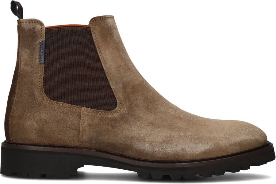 Floris van Floris van Bommel van Floris van Bommel Chelsea boots Heren Boots Laarzen Herenschoenen Suède SFM-60018 Midden bruin