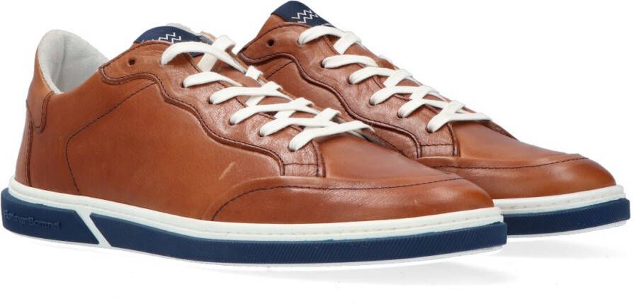 Floris Van Bommel Cognac Lage Sneakers 13350