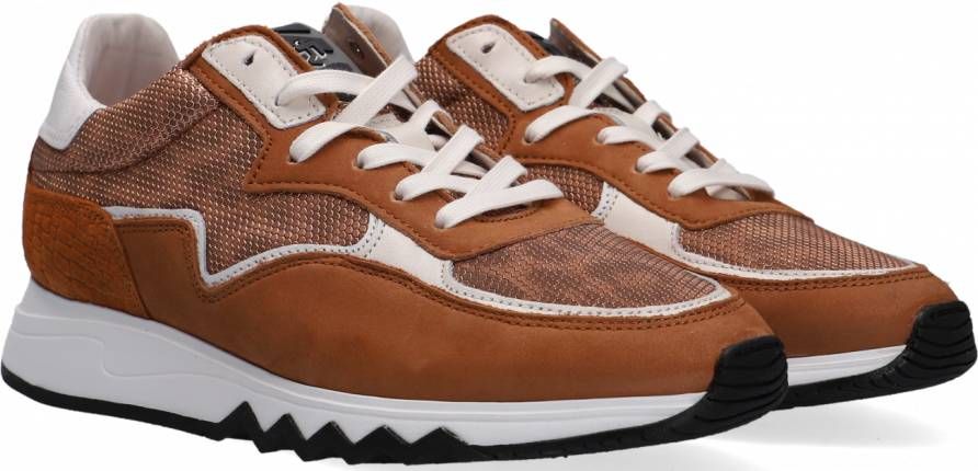 nep plastic Begin Floris van Bommel Vrouwen Lage sneakers Damesschoenen 85334 print Cognac -  Schoenen.nl