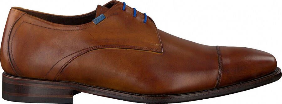 Floris van bommel SFM 30064 23 01 Cognac Calf H Wijdte Veterschoenen - Foto 2