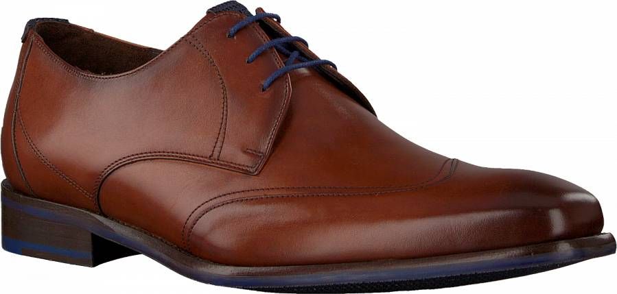 Floris Van Bommel 18133 Heren Veterschoen Kleur Cognac Maat 40 5 Schoenen Nl