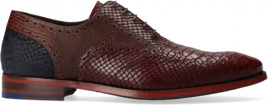 Floris van bommel De Stapper 05.16 Dark Cognac G+ Wijdte Veterschoenen