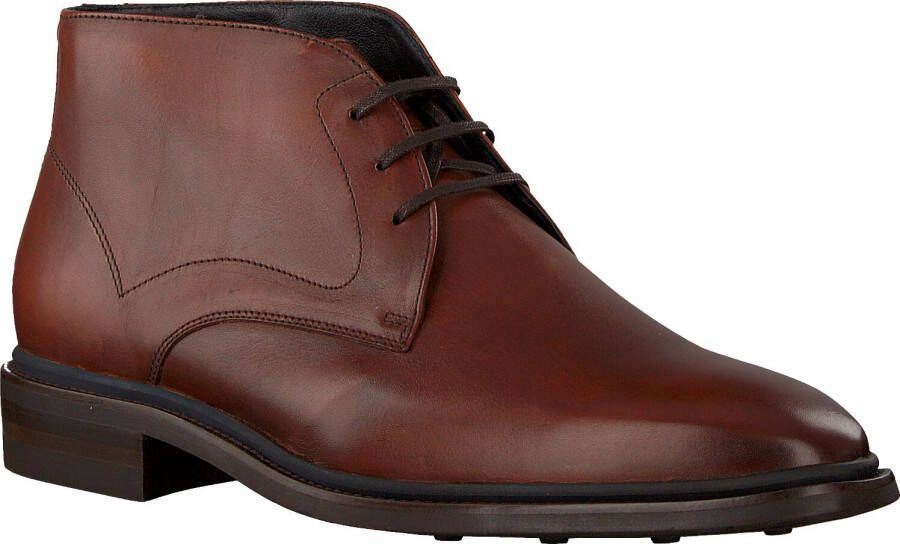 Floris van Bommel BUMPI~01.03~~~~~~~~~~~~~~~~~~~ Nette herenschoenenBusiness half-hoog Bruin