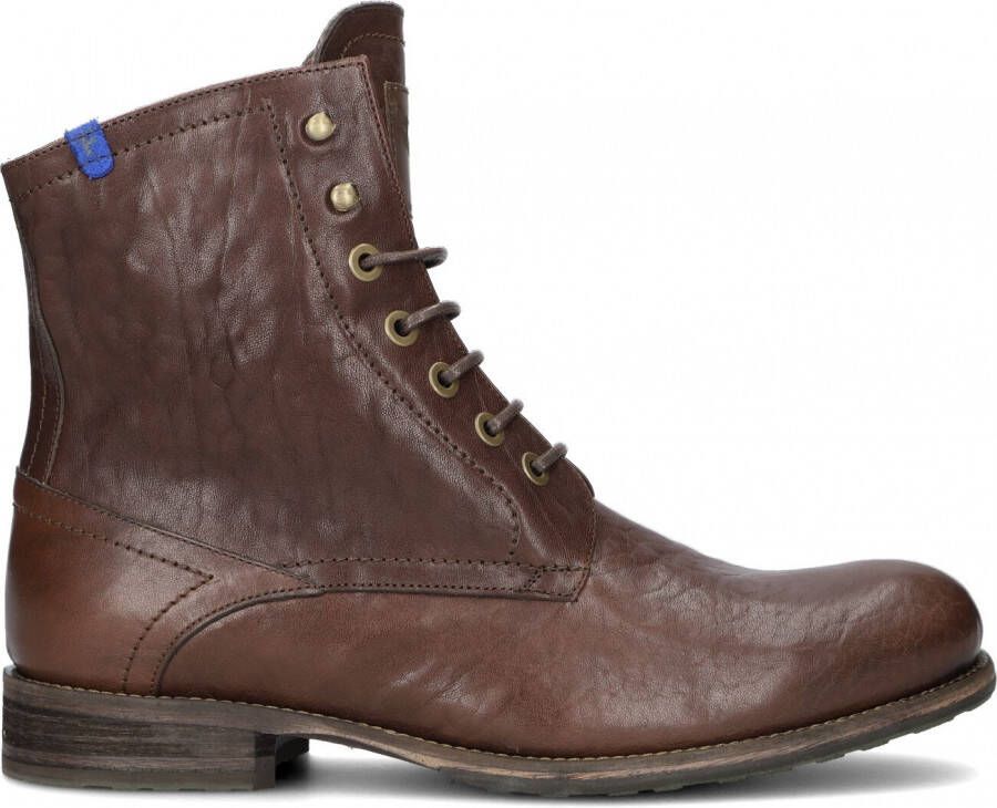 Floris van Bommel FERRI 01.28 Vrije tijd half-hoogHeren veterschoenHeren sneakers Cognac