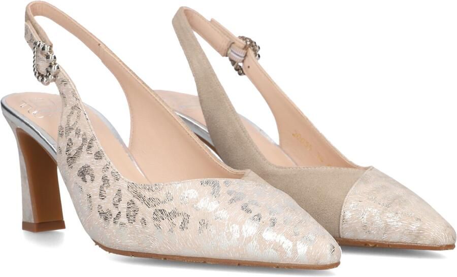 FLORIS VAN BOMMEL Beige Hakken Sfw-20055 Giuli